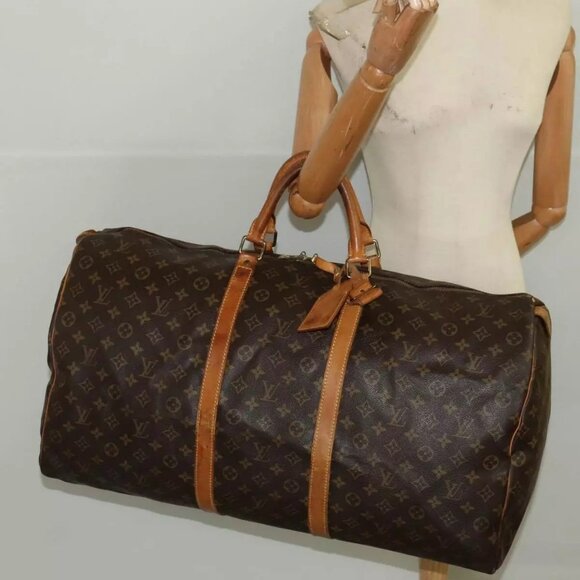 LOUIS VUITTON Monogram Keepall 60 Boston Bag - Picture 4 of 16